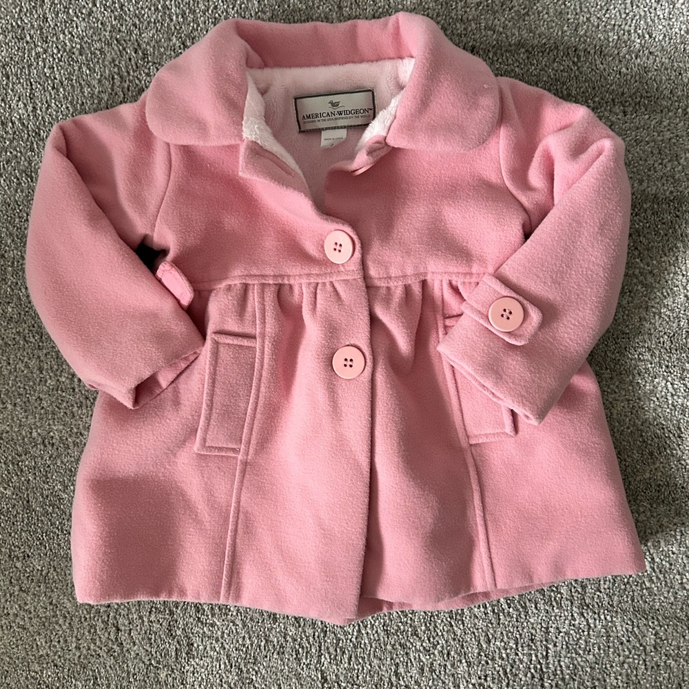 Widgeon Pink Wool Coat